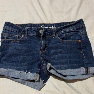 Aeropostale Dark Blue Jean Shorts